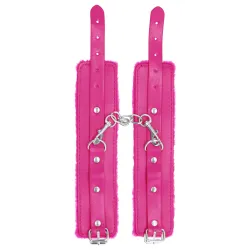 Ouch! Menottes de poignet Plush Rose